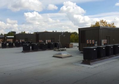 Commercial HVAC unit after